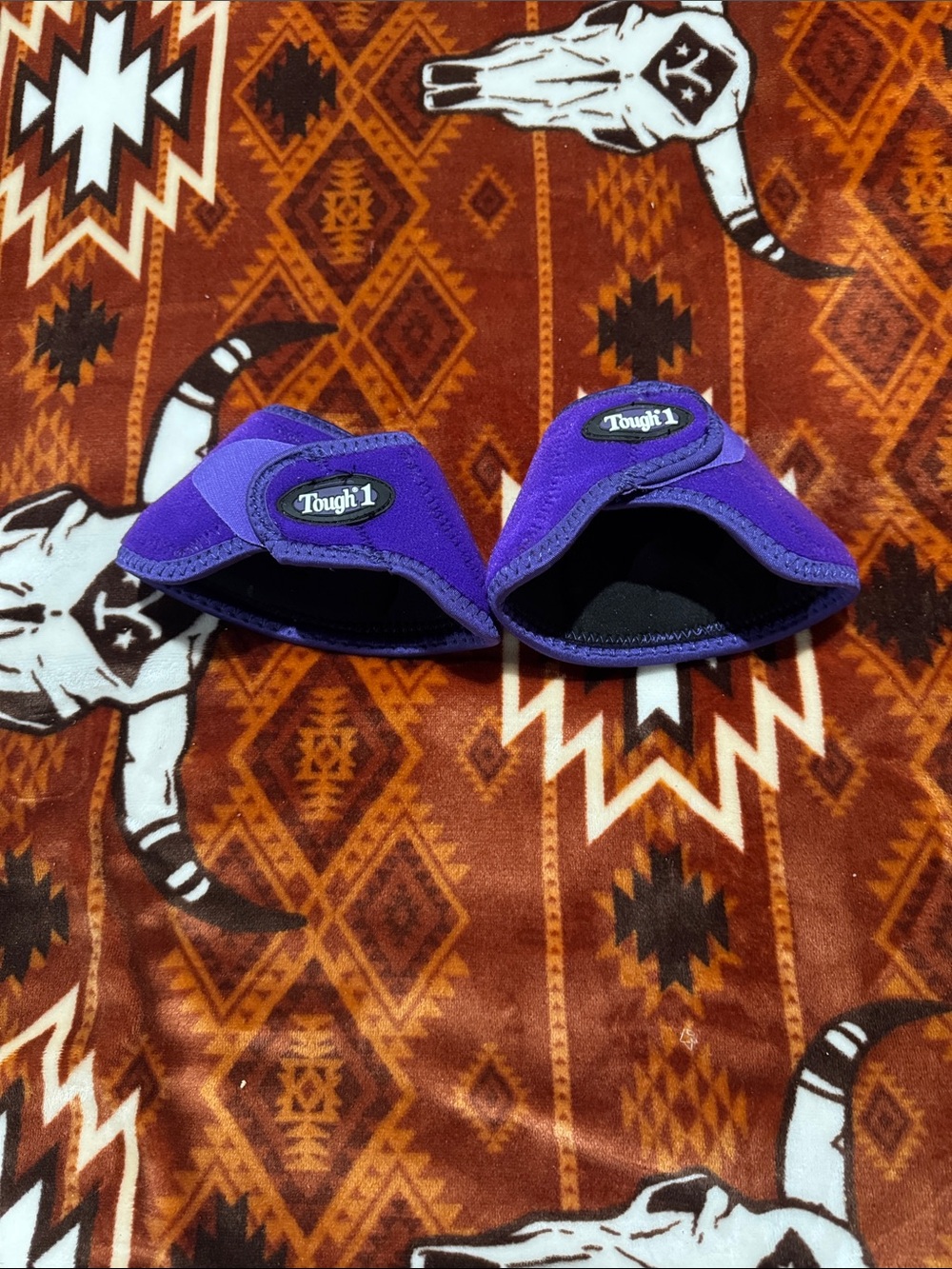 Purple Bell Boots for Horses